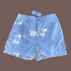 Lee White Denim Shorts | Relaxed Fit | Size 29 | Vintage